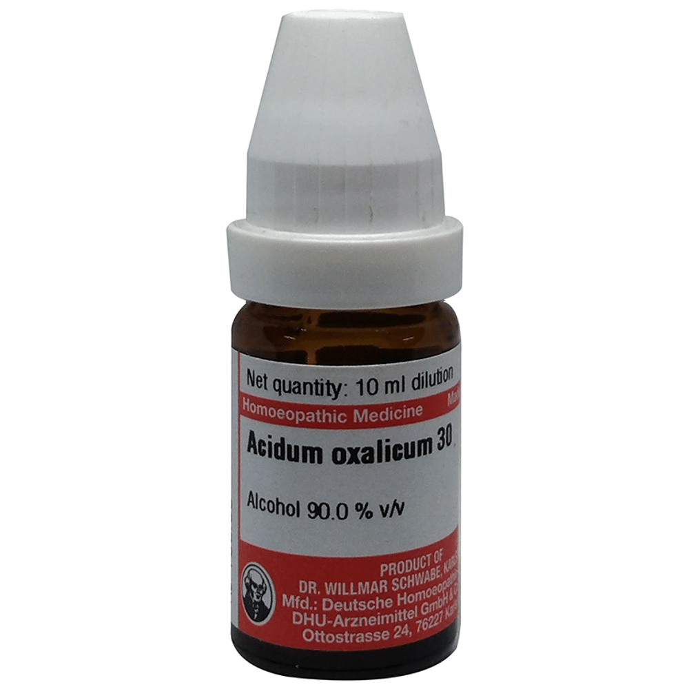 Dr Willmar Schwabe Germany Acidum Oxalicum Dilution 30