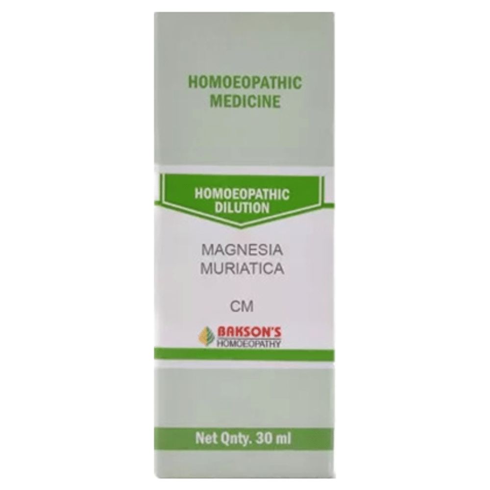 Bakson's Homeopathy Magnesia Muriatica Dilution CM