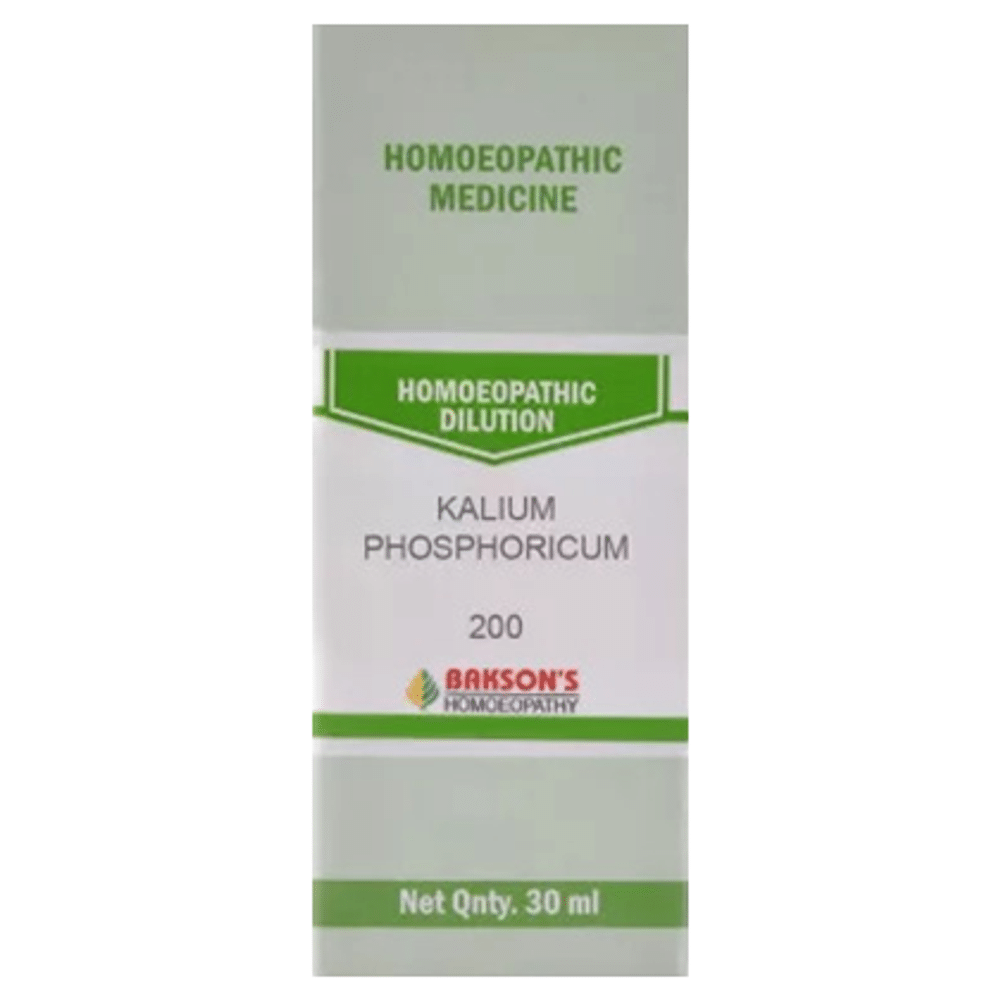 Bakson's Homeopathy Kalium Phosphoricum Dilution 200