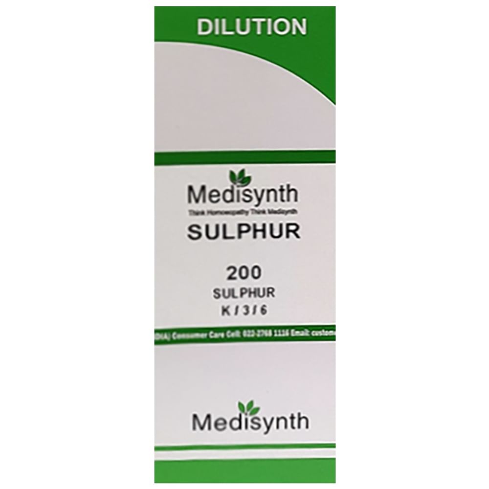 Medisynth Sulphur Dilution 200