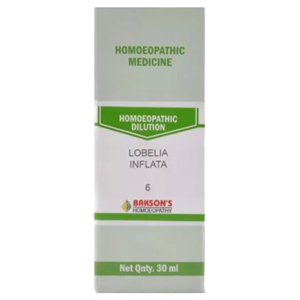 Bakson's Homeopathy Lobelia Inflata Dilution 6 CH