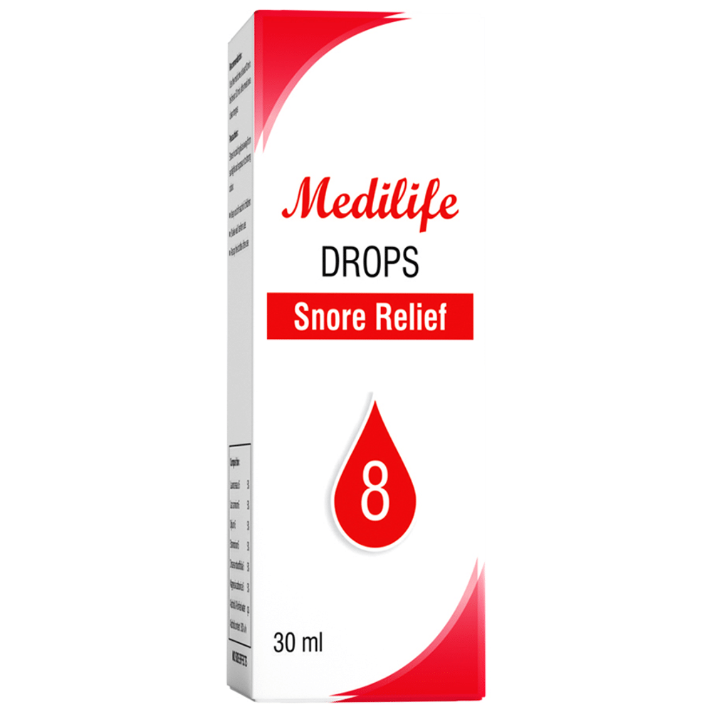 Medilife No 8 Snore Relief Drop (30ml Each)