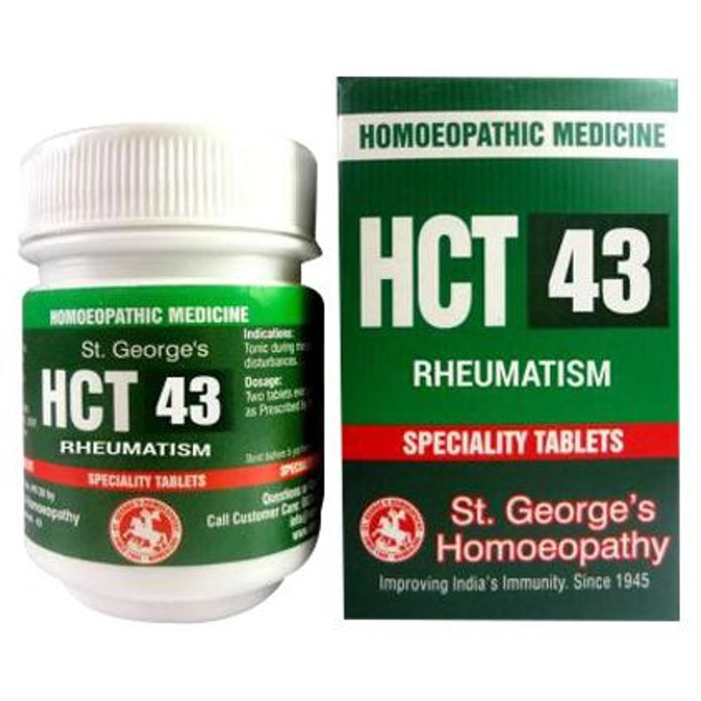 St. George?s HCT 43 Rheumatism Tablet