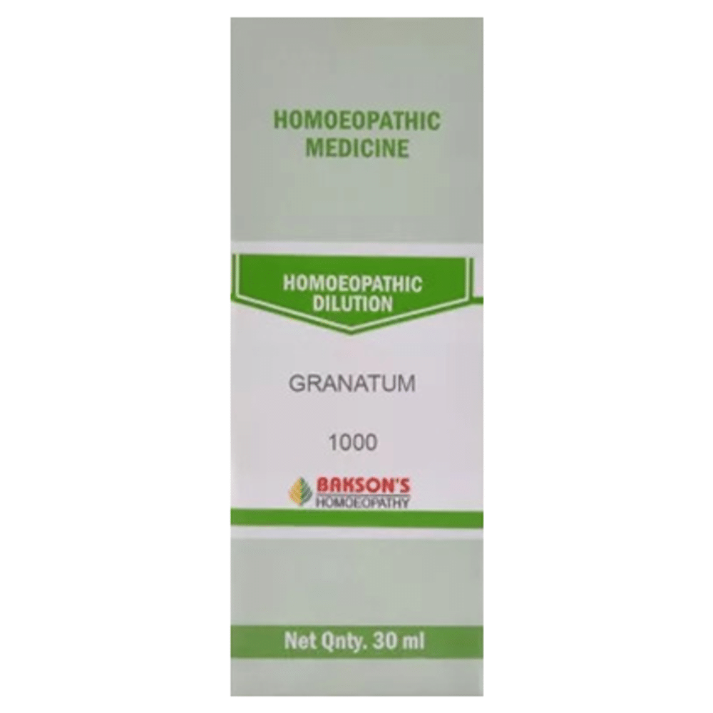 Bakson's Homeopathy Granatum Dilution 1000 CH