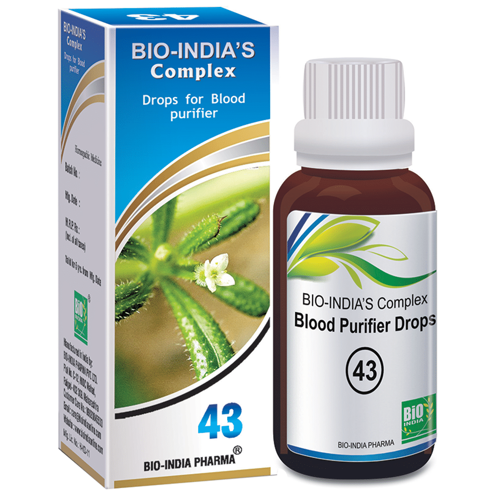 Bio India Complex 43 Blood purifier Drop