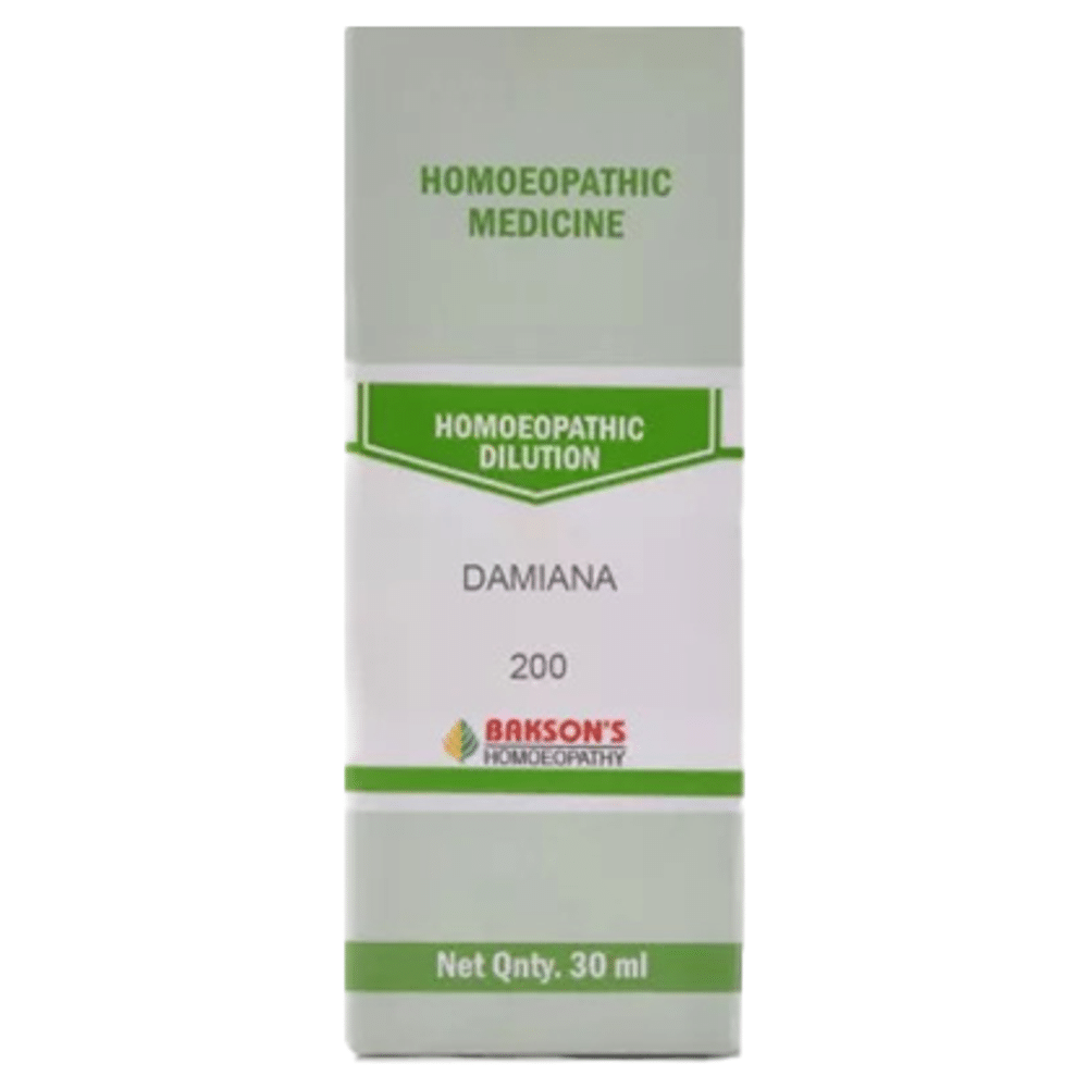 Bakson's Homeopathy Damiana Dilution 200