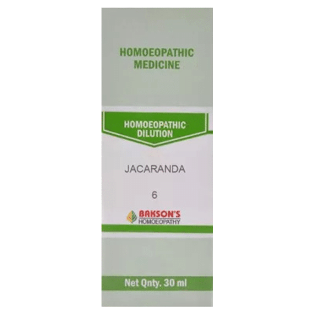 Bakson's Homeopathy Jacaranda Dilution 6 CH