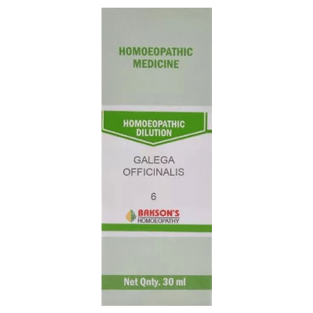 Bakson's Homeopathy Galega Officinalis Dilution 6 CH