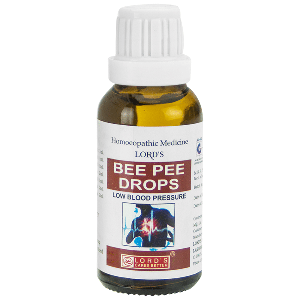 Lord's Bee Pee Low Blood Pressure Drop