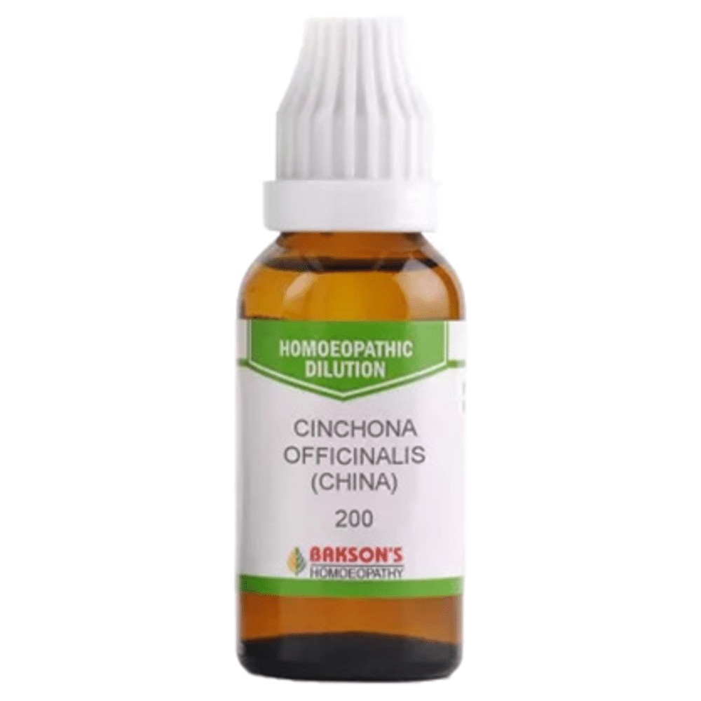 Bakson's Homeopathy Cinchona Officinalis (China) Dilution 200