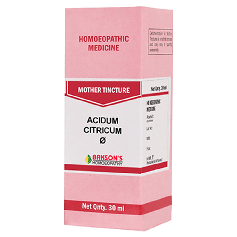 Bakson's Homeopathy Acidum Citricum Mother Tincture Q