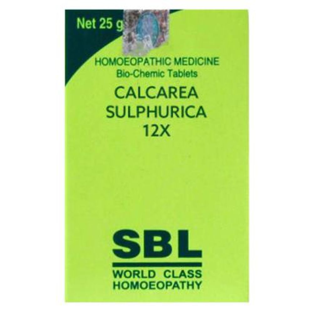 SBL Calcarea Sulphurica Biochemic Tablet 12X