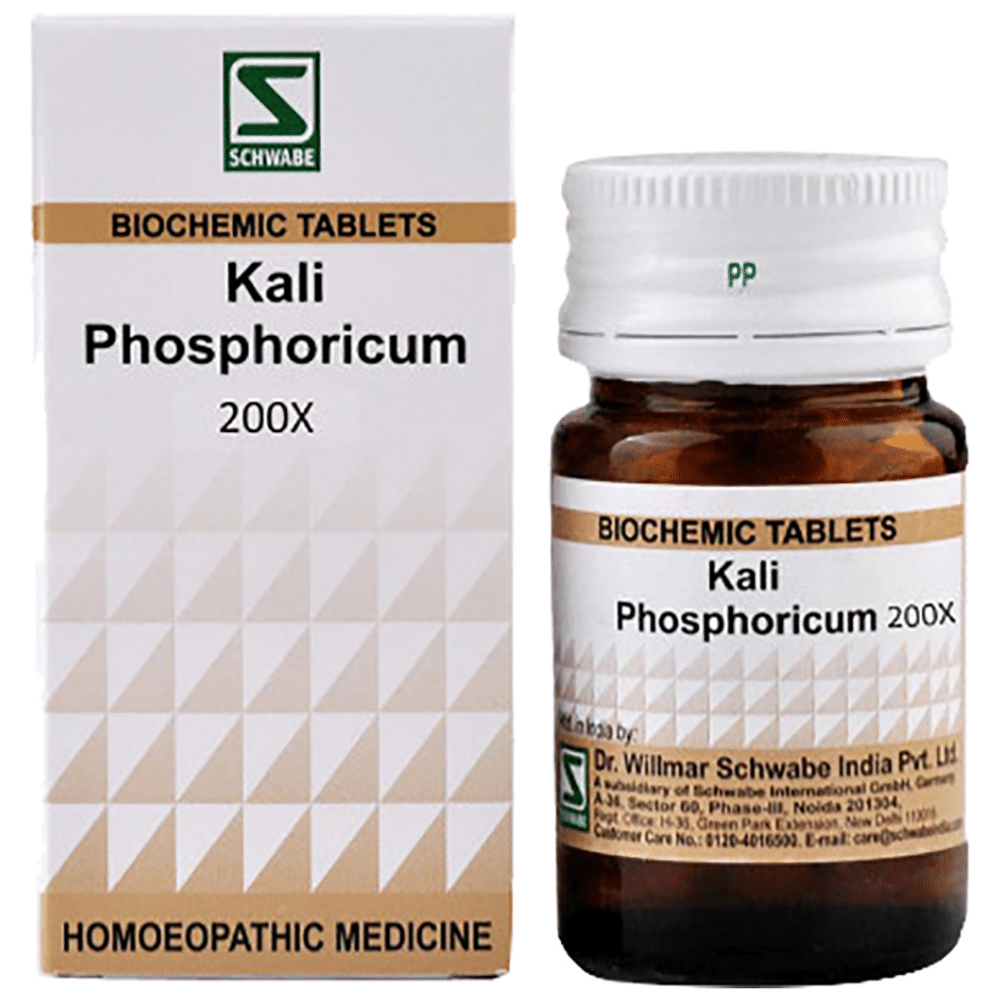 Dr Willmar Schwabe India Kali Phosphoricum Biochemic Tablet 200X