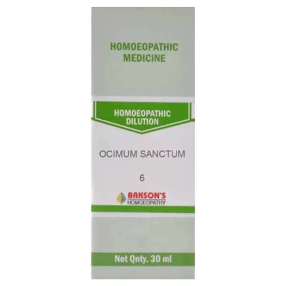 Bakson's Homeopathy Ocimum Sanctum Dilution 6 CH