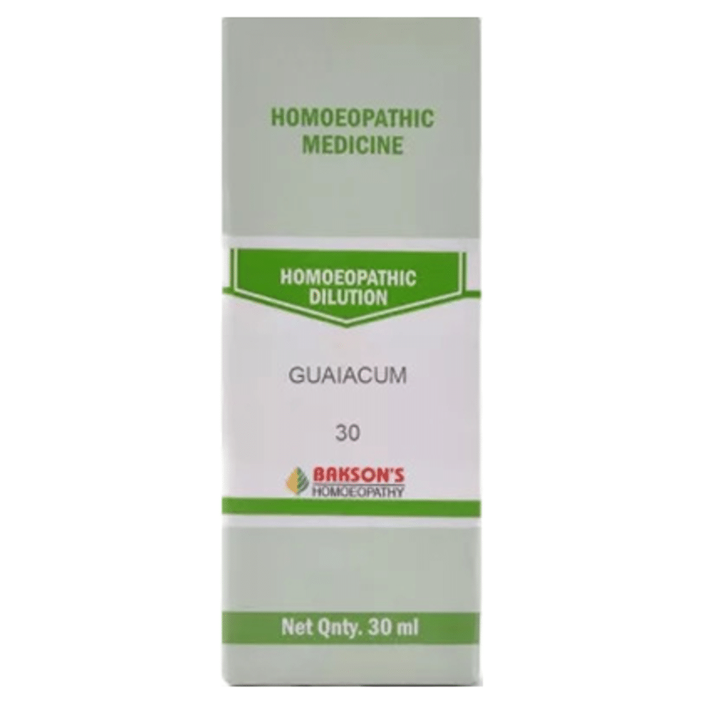 Bakson's Homeopathy Guaiacum Dilution 30