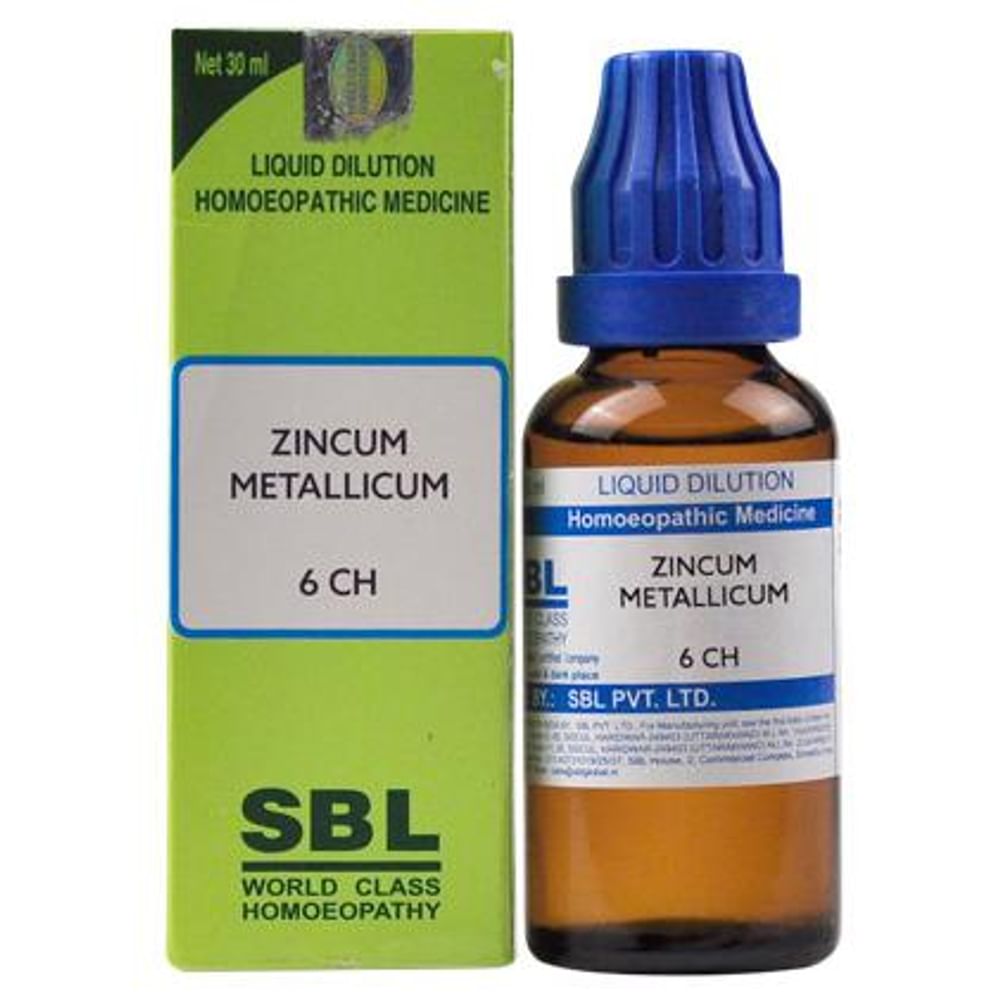 SBL Zincum Metallicum Dilution 6 CH