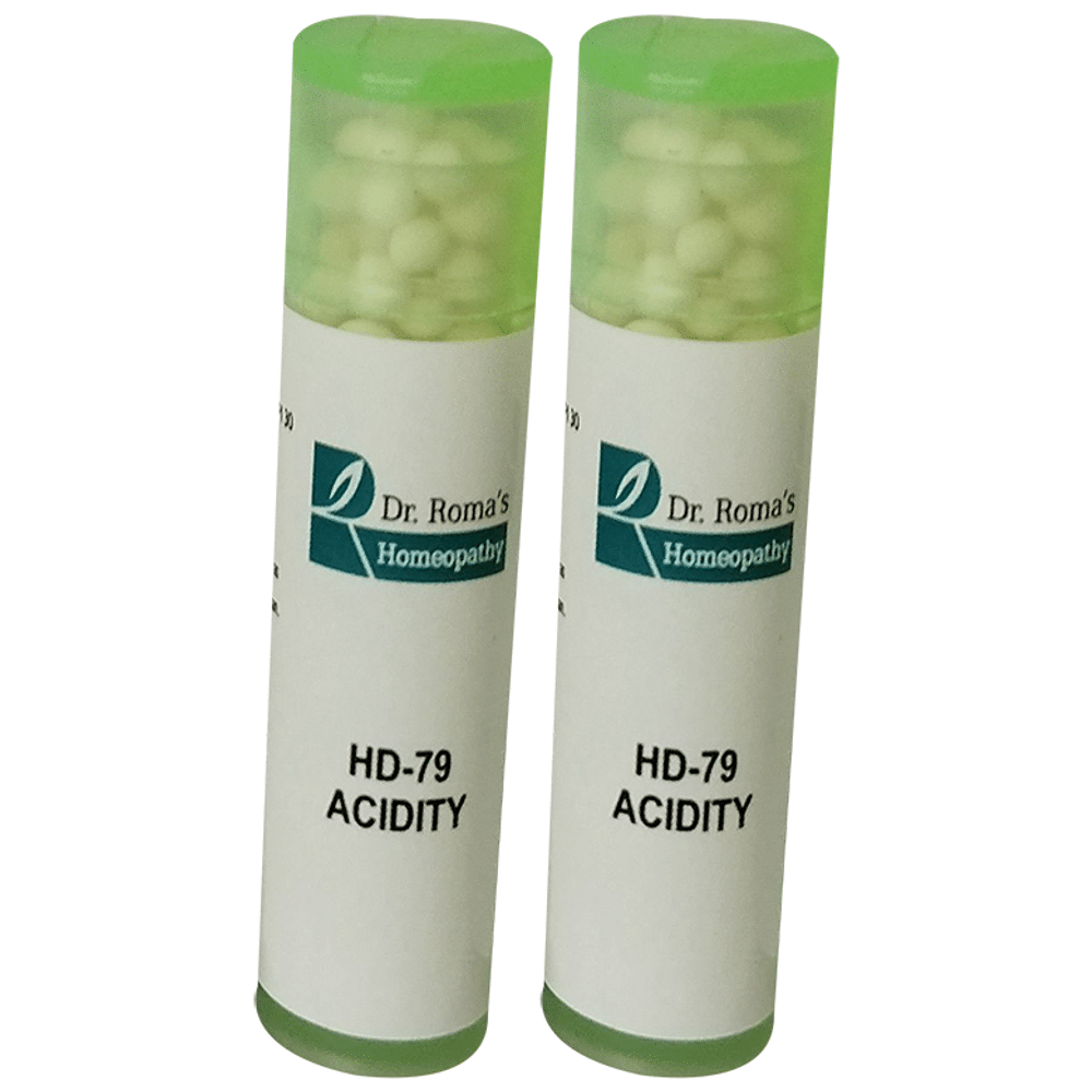 Dr. Romas Homeopathy HD-79 Acidity, 2 Bottles of 2 Dram