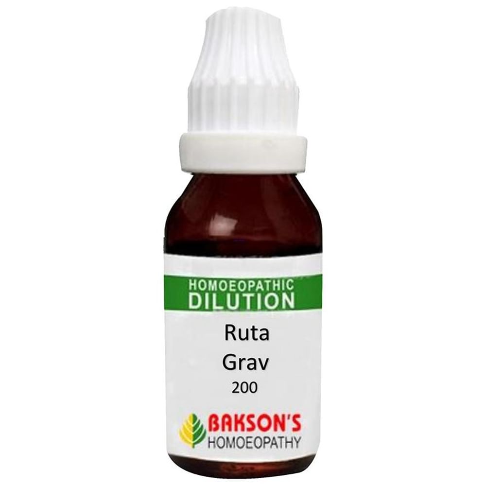 Bakson's Homeopathy Ruta Grav Dilution 200 CH