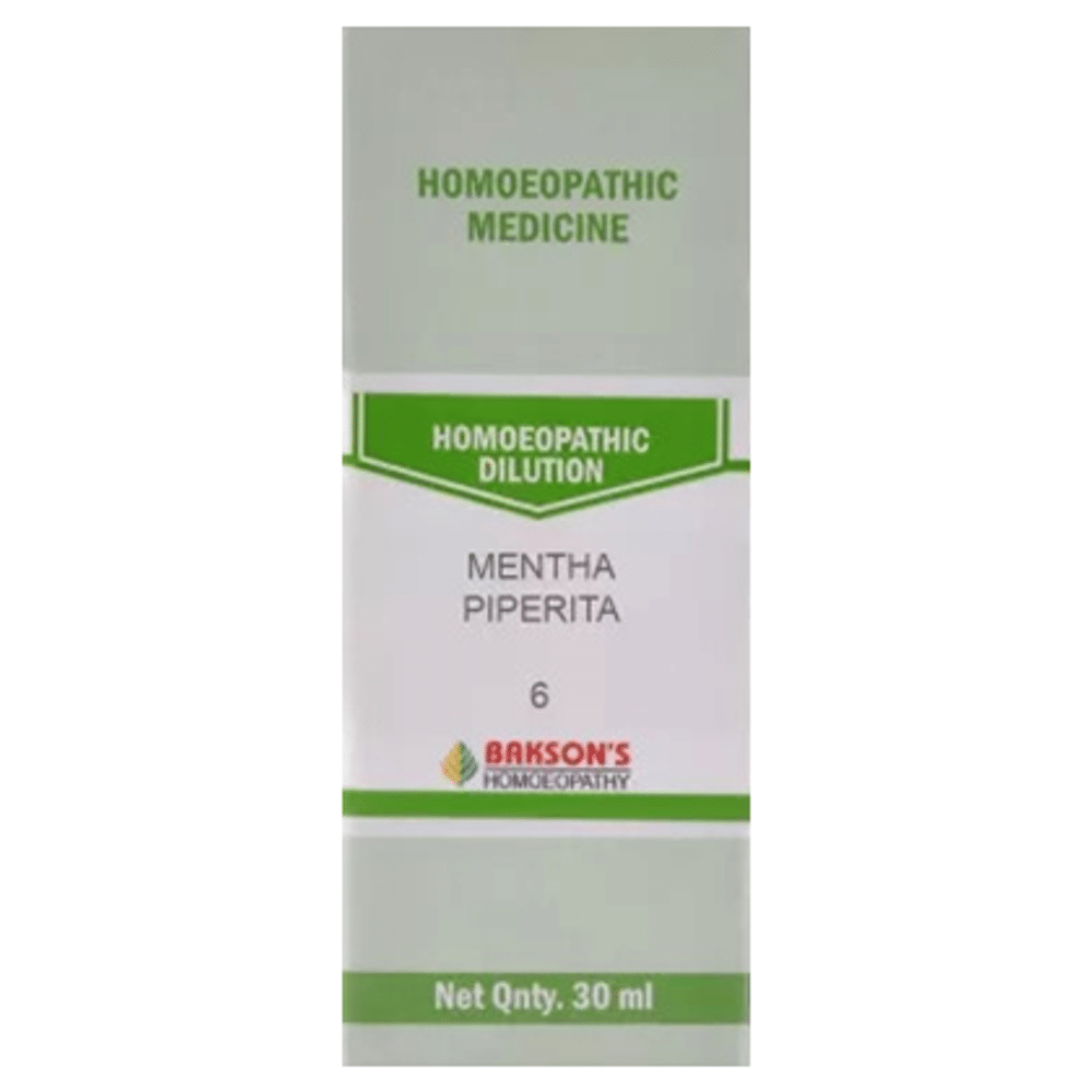 Bakson's Homeopathy Mentha Piperita Dilution 6 CH