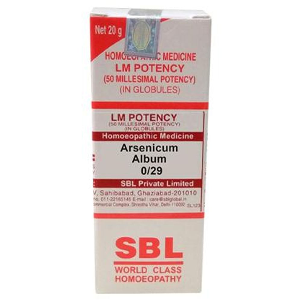 SBL Arsenicum Album 0/29 LM