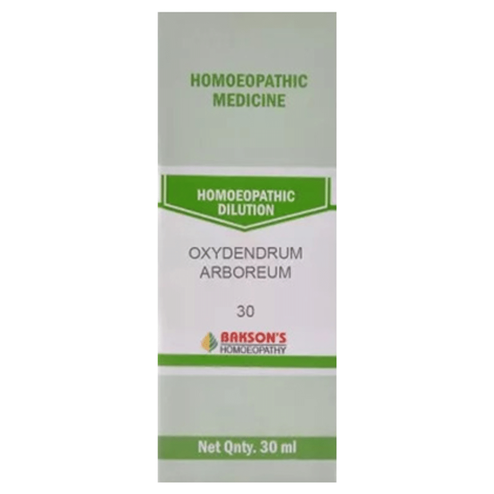 Bakson's Homeopathy Dilution Oxydendrum Arboreum 30