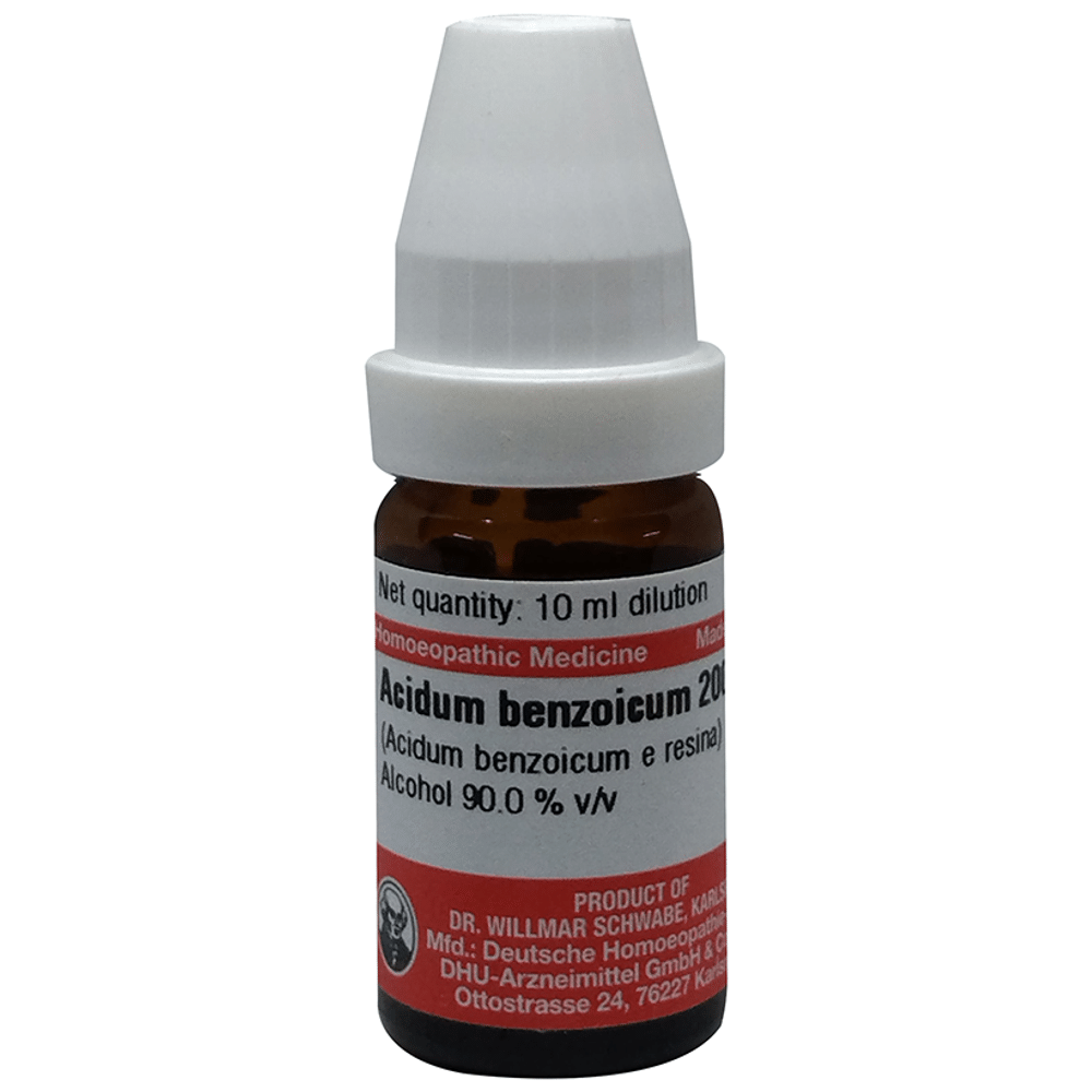 Dr Willmar Schwabe Germany Acidum Benzoicum Dilution 200