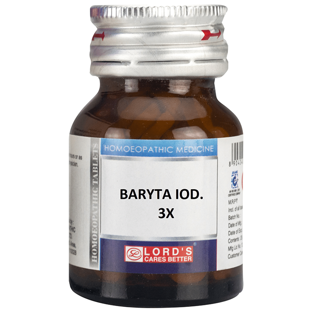 Lord's Baryta Iod Trituration Tablet 3X