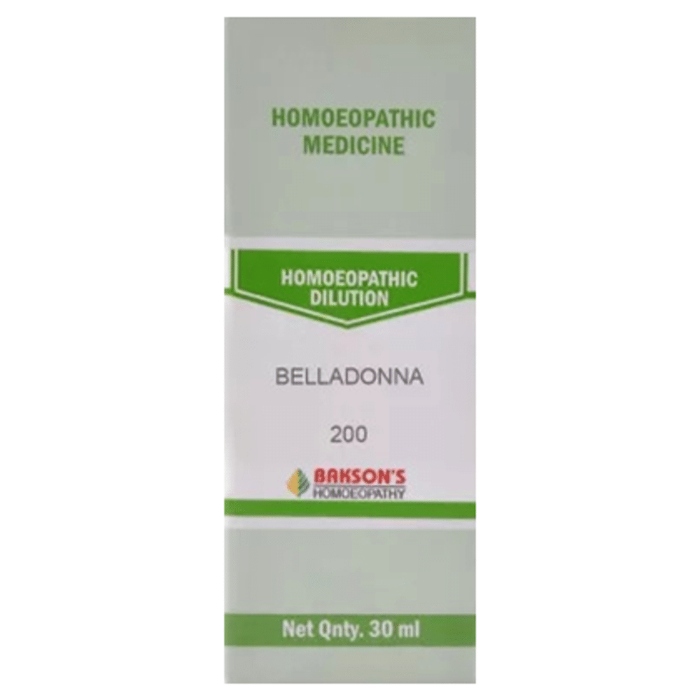 Bakson's Homeopathy Belladonna Dilution 200