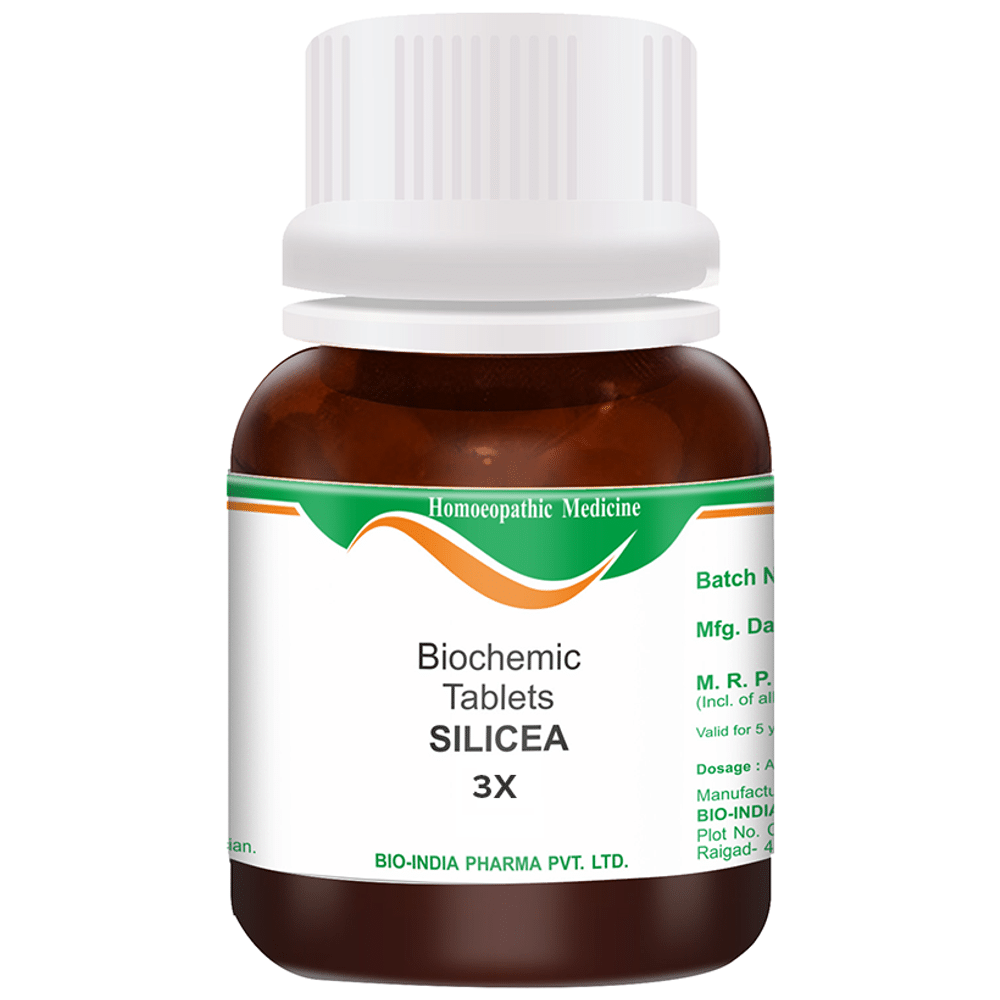 Bio India Silicea Biochemic Tablet 3X