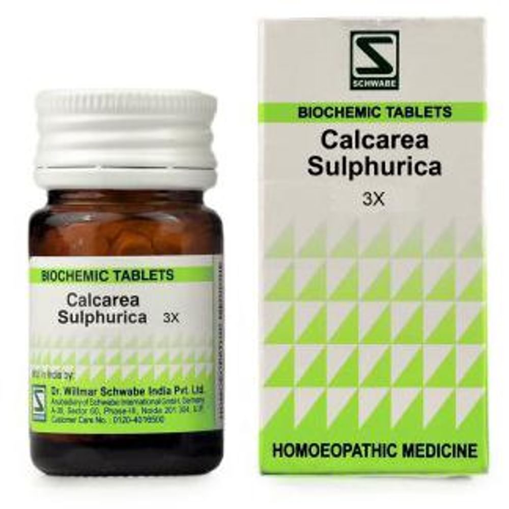 Dr Willmar Schwabe India Calcarea Sulphurica Biochemic Tablet 3X