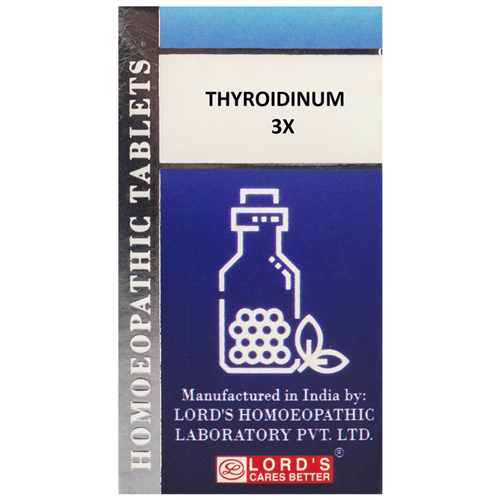 Lord's Thyroidinum Trituration Tablet 3X