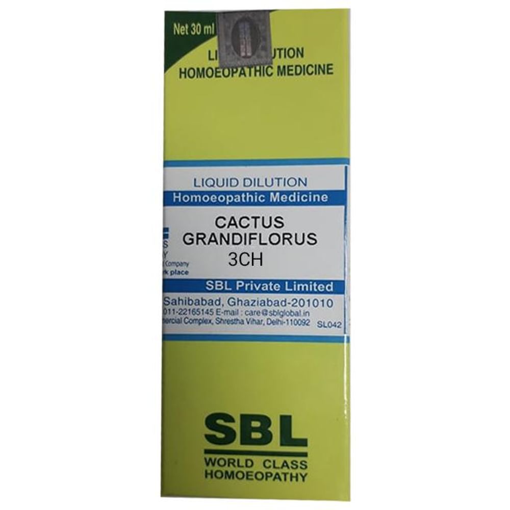 SBL Cactus Grandiflorus Dilution 3 CH