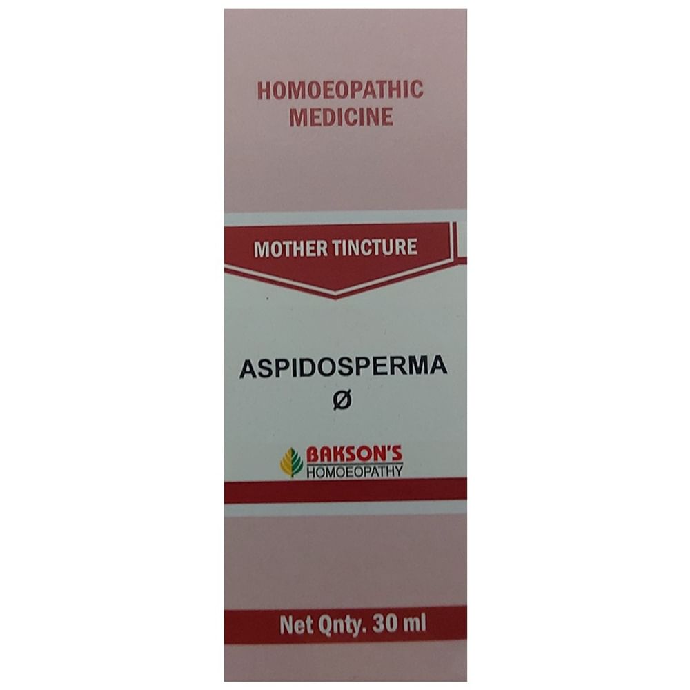 Bakson's Homeopathy Aspidosperma Q Mother Tincture