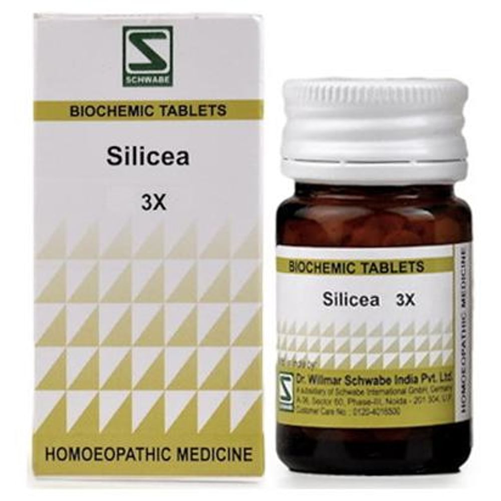 Dr Willmar Schwabe India Silicea Biochemic Tablet 3X