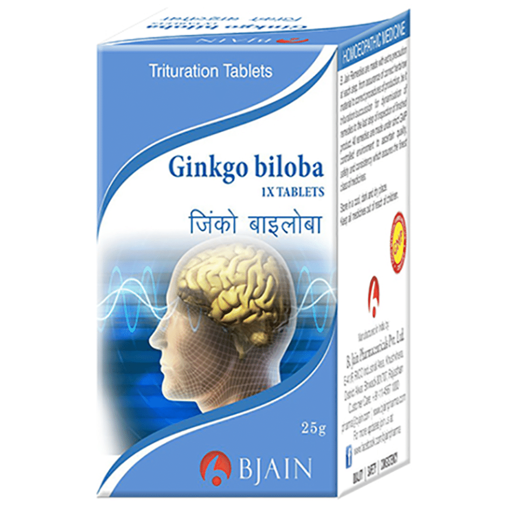 Bjain Ginkgo Biloba Trituration Tablet 1X