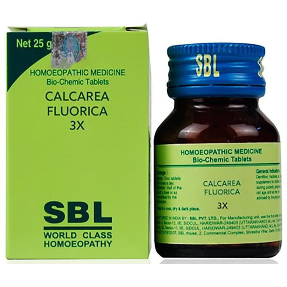 SBL Calcarea Fluorica Biochemic Tablet 3X