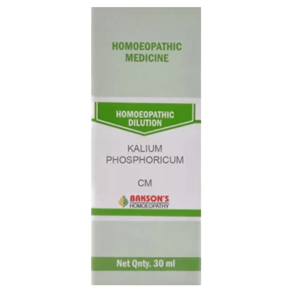 Bakson's Homeopathy Kalium Phosphoricum Dilution CM