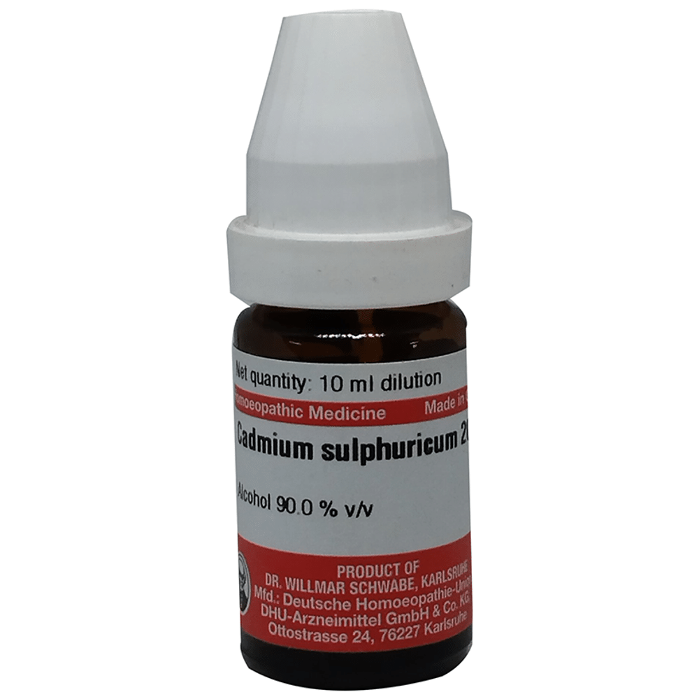 Dr Willmar Schwabe Germany Cadmium Sulphuricum Dilution 200