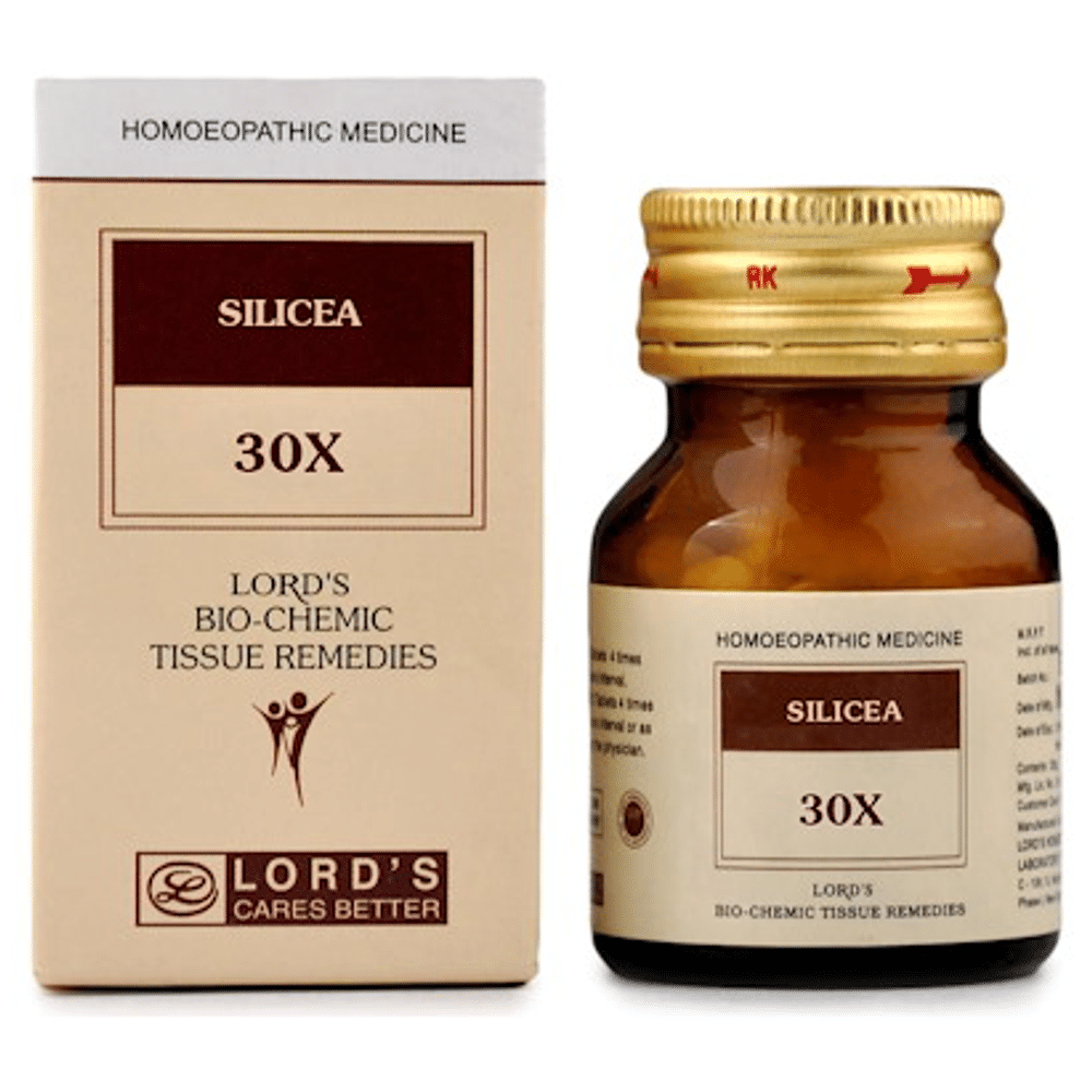 Lord's Silicea Biochemic Tablet 30X