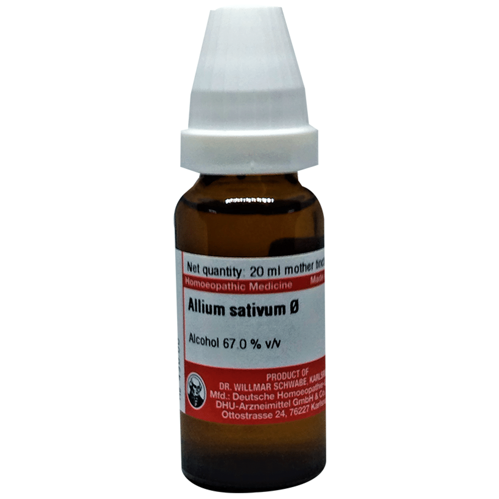 Dr Willmar Schwabe Germany Allium Sativum Mother Tincture Q