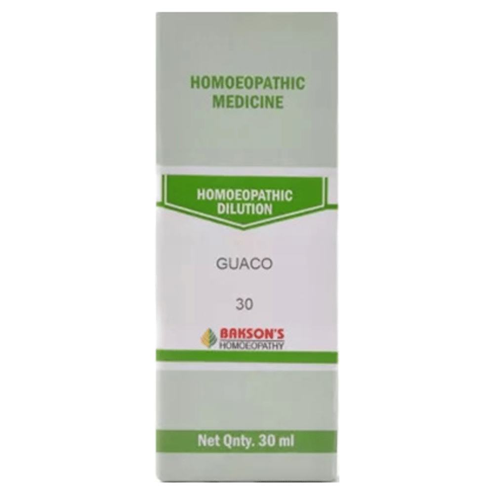 Bakson's Homeopathy Dilution Guaco 30