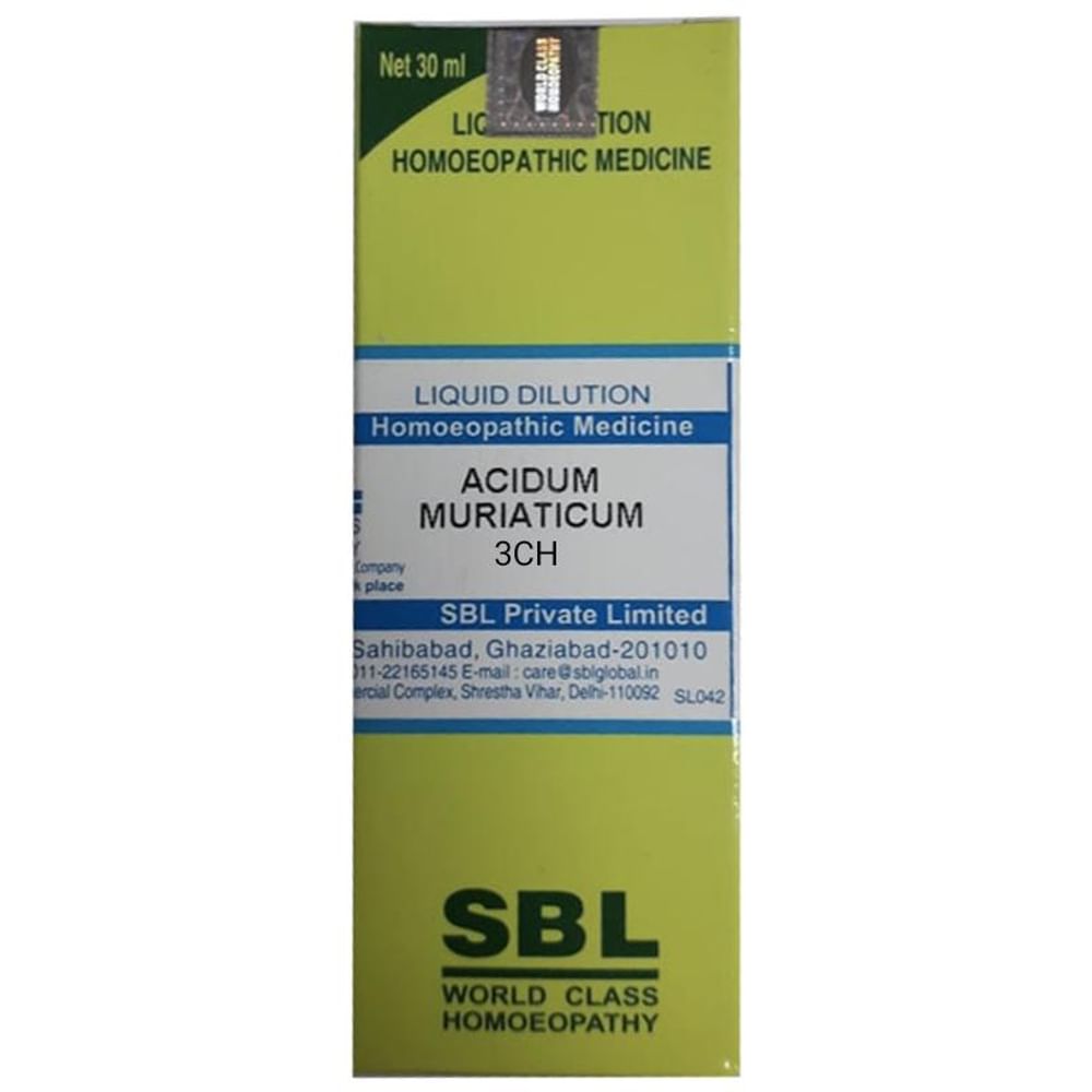 SBL Acidum Muriaticum Dilution 3 CH