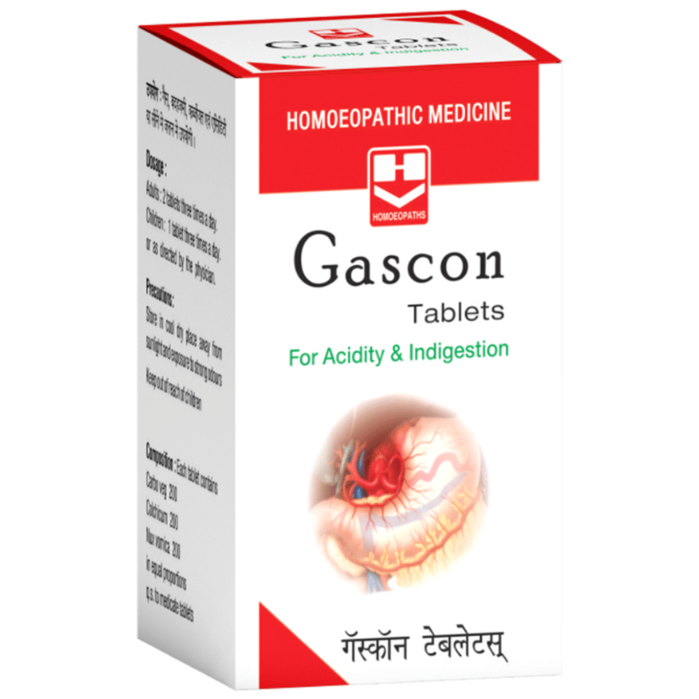 Homeopaths Gascon Tablet (25gm Each)