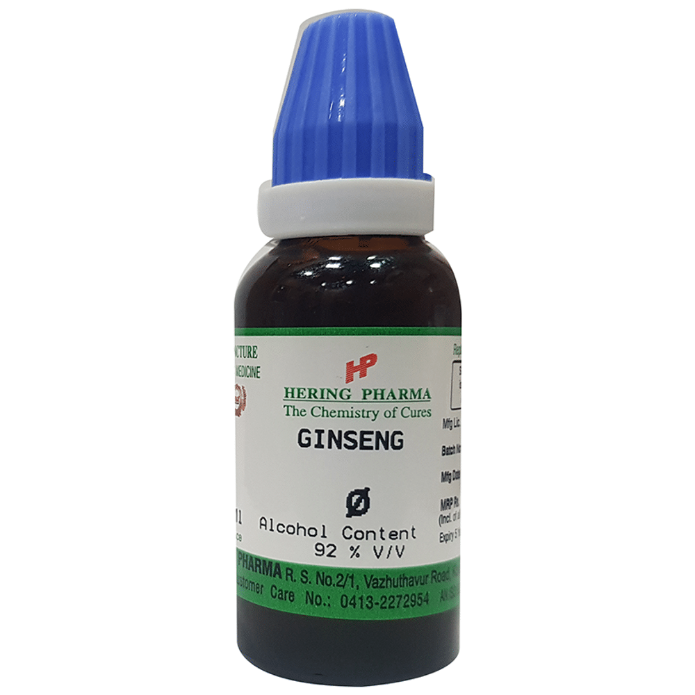 Hering Pharma Ginseng Mother Tincture Q