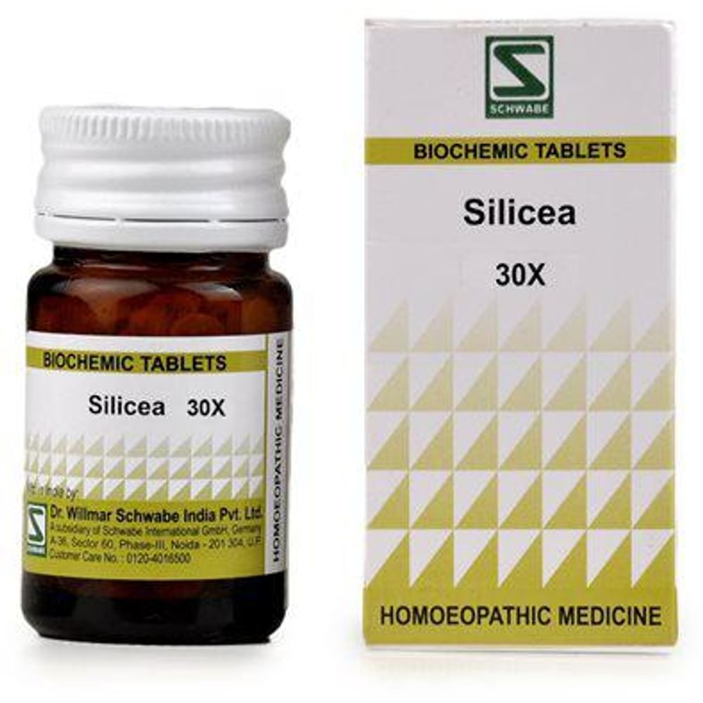 Dr Willmar Schwabe India Silicea Biochemic Tablet 30X