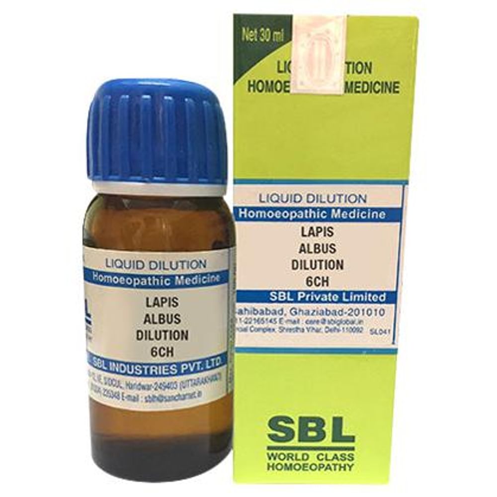 SBL Lapis Albus Dilution 6 CH