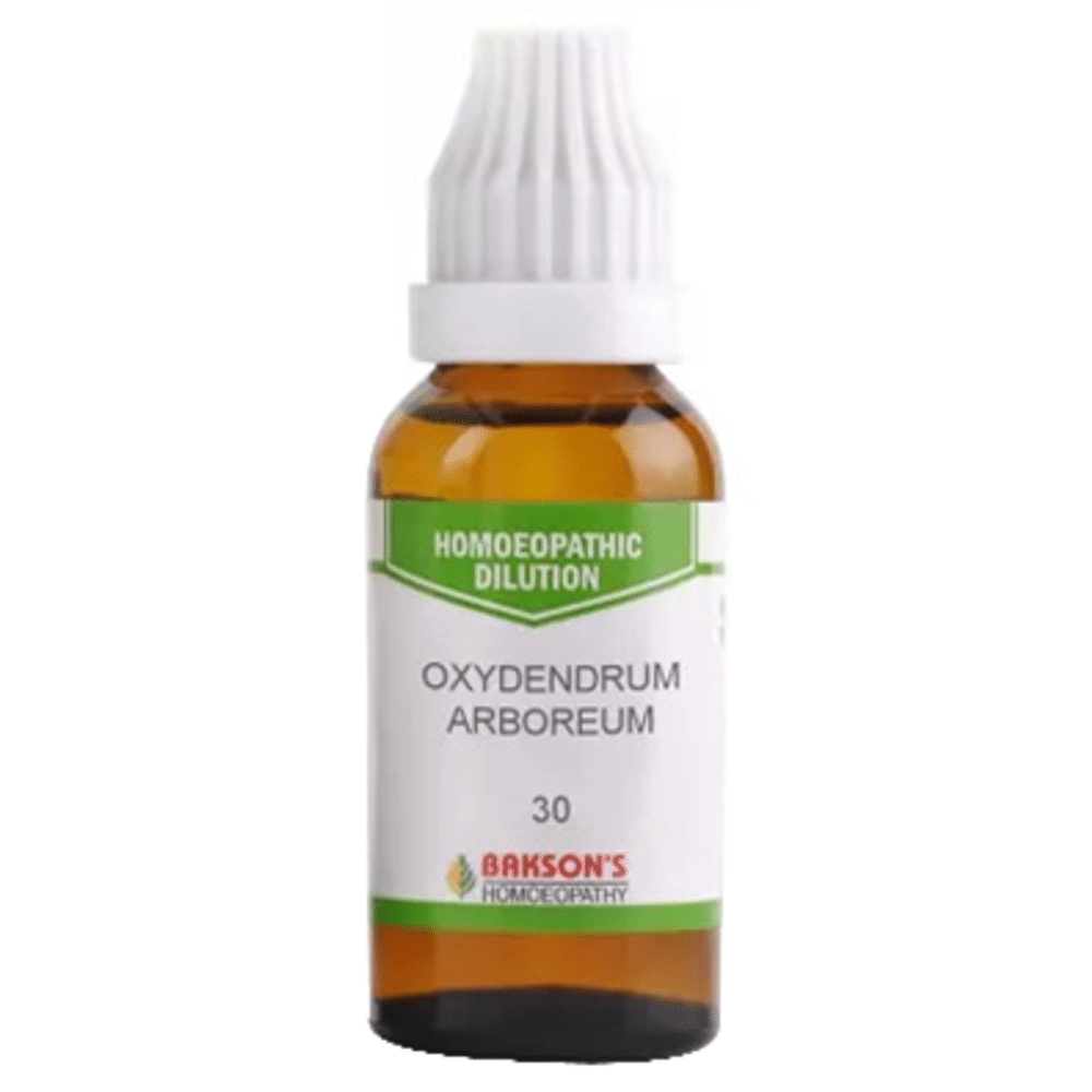 Bakson's Homeopathy Dilution Oxydendrum Arboreum 30