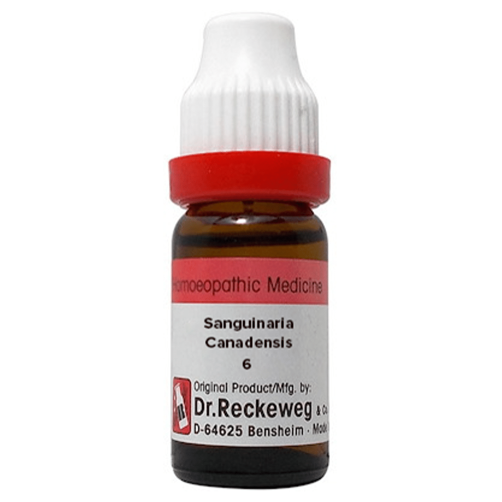 Dr. Reckeweg  Sanguinaria Canadensis Dilution 6 CH