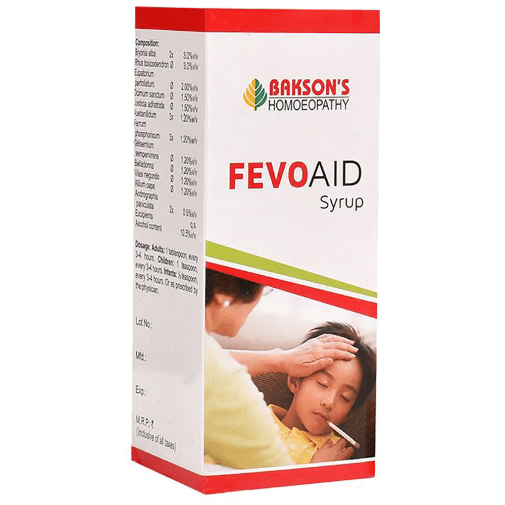 Bakson's Homeopathy Fevo Aid Syrup