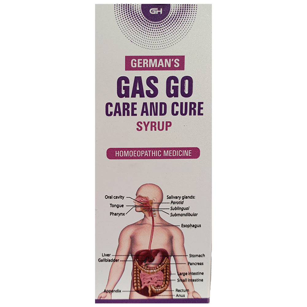 German's Gas Go Care and Cure Syrup